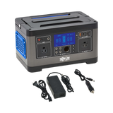 Tripp Lite Portable Power Station, 500W, Lithium-Ion (NMC), AC, DC, USB-A, USB-C, QC 3.0 — Being Shipped