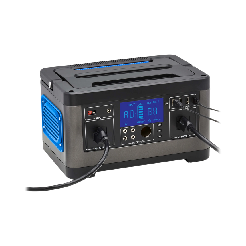 Tripp Lite Portable Power Station, 500W, Lithium-Ion (NMC), AC, DC, USB-A, USB-C, QC 3.0 — Being Shipped