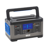 Tripp Lite Portable Power Station, 500W, Lithium-Ion (NMC), AC, DC, USB-A, USB-C, QC 3.0 — Being Shipped