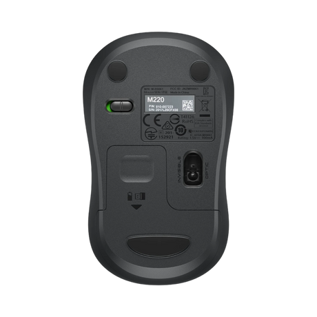 Logitech M220 SILENT Wireless Mouse (Black) — Being Shipped