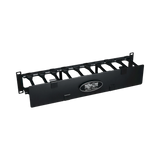 Tripp Lite SmartRack 2U High Capacity Horizontal Cable Manager, Finger duct with dual-hinge cover — Being Shipped