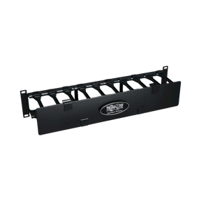 Tripp Lite SmartRack 2U High Capacity Horizontal Cable Manager, Finger duct with dual-hinge cover — Being Shipped
