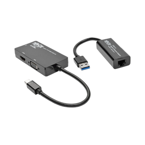 Tripp Lite 4K Video and Ethernet 2-in-1 Accessory Kit for Microsoft Surface and Surface Pro with RJ45, DVI, VGA and HDMI Ports — Being Shipped
