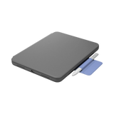 Logitech Rugged Folio Protective Keyboard Case for 10.9" iPad 10th Gen (Graphite) — Being Shipped