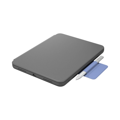Logitech Rugged Folio Protective Keyboard Case for 10.9" iPad 10th Gen (Graphite) — Being Shipped