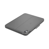 Logitech Slim Folio Protective Bluetooth Keyboard Case for 10.9" iPad 10th Gen (Oxford Gray) — Being Shipped