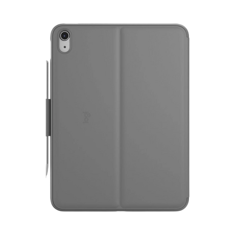 Logitech Slim Folio Protective Bluetooth Keyboard Case for 10.9" iPad 10th Gen (Oxford Gray) — Being Shipped