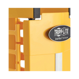 Tripp Lite High-Capacity Vertical Cable Manager - Deep Double Finger Duct with Cover, Double Sided, 6 in. Wide, Yellow/Black, 7 ft. (2.2 m) — Being Shipped