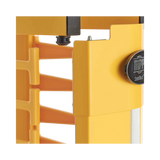 Tripp Lite High-Capacity Vertical Cable Manager - Deep Double Finger Duct with Cover, Double Sided, 6 in. Wide, Yellow/Black, 7 ft. (2.2 m) — Being Shipped