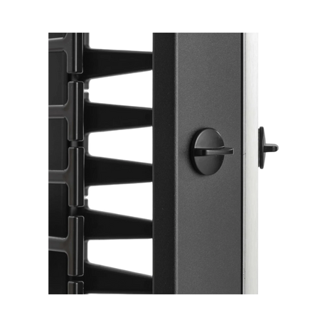 Tripp Lite High-Capacity Vertical Cable Manager - Deep Double Finger Duct with Cover, Double Sided, 6 in. Wide, Yellow/Black, 7 ft. (2.2 m) — Being Shipped