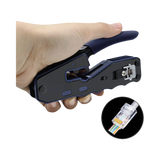 Tripp Lite Crimping Tool with Cable Stripper for Pass-Through RJ45 Plugs — Being Shipped