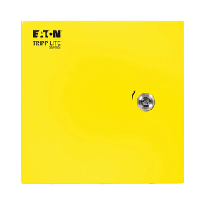 Tripp Lite SmartRack Outdoor Industrial Enclosure with Lock, NEMA 4, Surface Mount, Metal Construction, 10 x 10 x 6 in., Yellow — Being Shipped