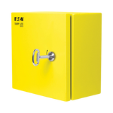 Tripp Lite SmartRack Outdoor Industrial Enclosure with Lock, NEMA 4, Surface Mount, Metal Construction, 10 x 10 x 6 in., Yellow — Being Shipped