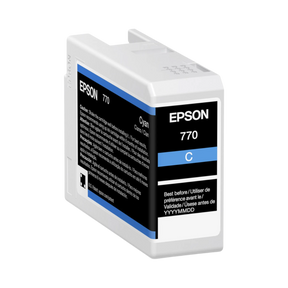 Epson 770 UltraChrome PRO10 Cyan Ink Cartridge (25mL) — Being Shipped