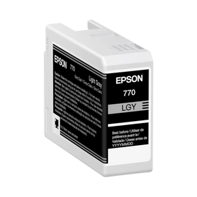 Epson 770 UltraChrome PRO10 Light Gray Ink Cartridge (25mL) — Being Shipped
