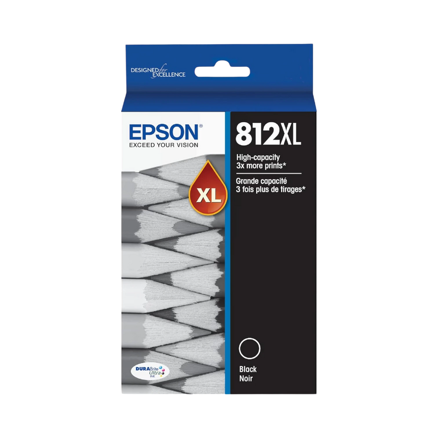 Epson T812 Black High-Capacity Ink Cartridge with Sensormatic — Being Shipped