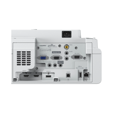 Epson PowerLite 760W 4100-Lumen WXGA Ultra-Short Throw Laser Projector (White) — Being Shipped