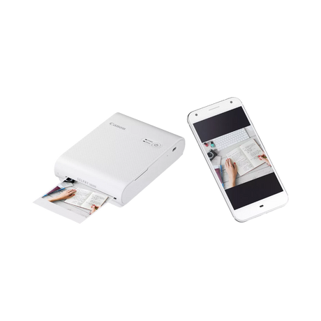 Canon SELPHY Square QX10 Compact Photo Printer (White) — Being Shipped