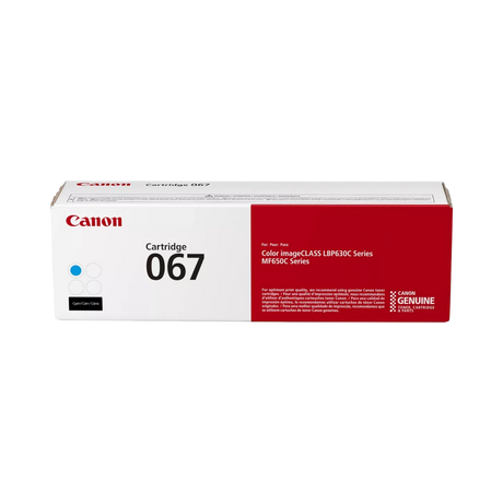 Canon 067 Cyan Toner Cartridge for imageCLASS printers — Being Shipped