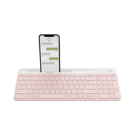 Logitech K585 Slim Multi-Device Wireless Keyboard (Rose) — Being Shipped