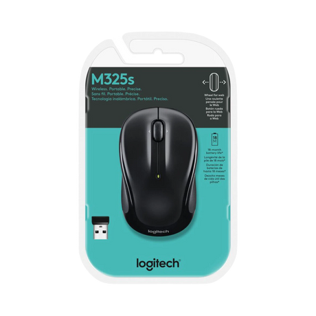 Logitech M325S Wireless Mouse (Black) — Being Shipped
