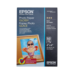 Epson Photo Paper Glossy (4 x 6", 50 Sheets) — Being Shipped