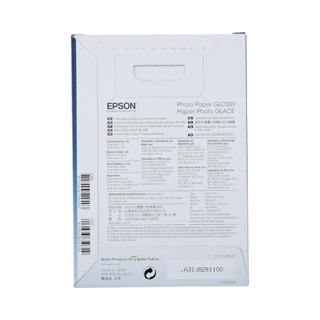 Epson Photo Paper Glossy (4 x 6", 50 Sheets) — Being Shipped