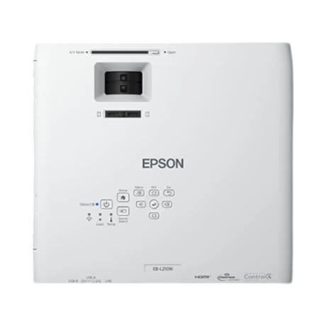 Epson PowerLite L210W 4500-Lumen WXGA Laser 3LCD Smart Projector (White) — Being Shipped