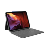 Logitech Rugged Folio Protective Keyboard Case for 10.9" iPad 10th Gen (Graphite) — Being Shipped