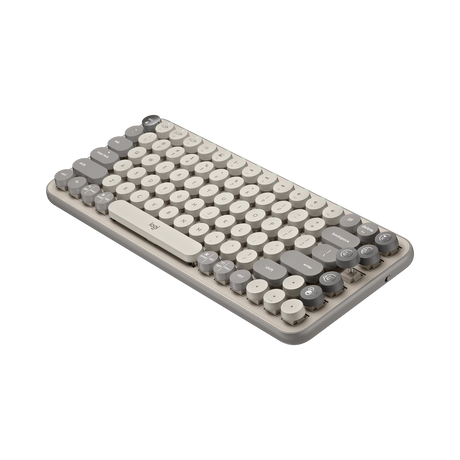 Logitech POP Keys Wireless Bluetooth Mechanical Keyboard (Mist) — Being Shipped