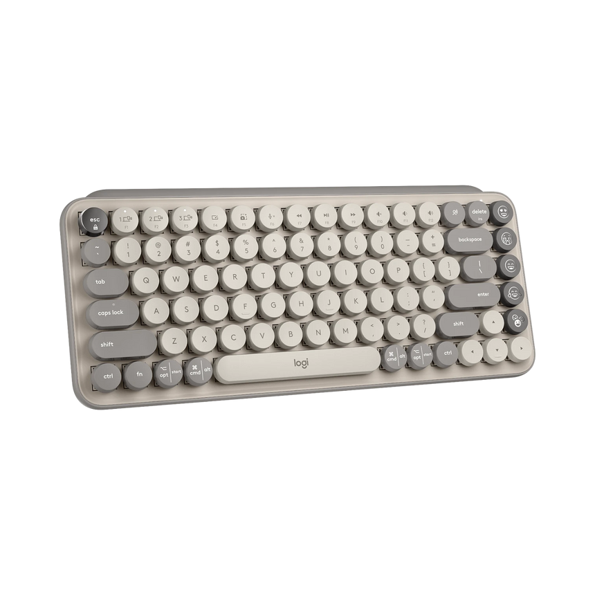 Logitech POP Keys Wireless Bluetooth Mechanical Keyboard (Mist) — Being Shipped