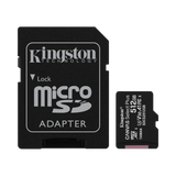 Kingston Canvas Select Plus 512GB UHS-I microSDXC Memory Card with SD Adapter — Being Shipped
