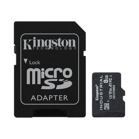 Kingston Industrial 8GB UHS-I microSDHC Memory Card with SD Adapter — Being Shipped