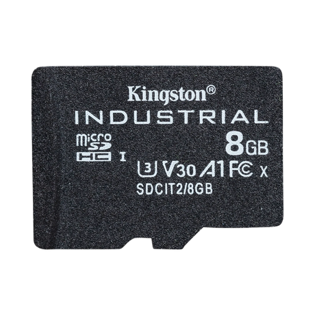 Kingston Industrial 8GB UHS-I microSDHC Memory Card with SD Adapter — Being Shipped