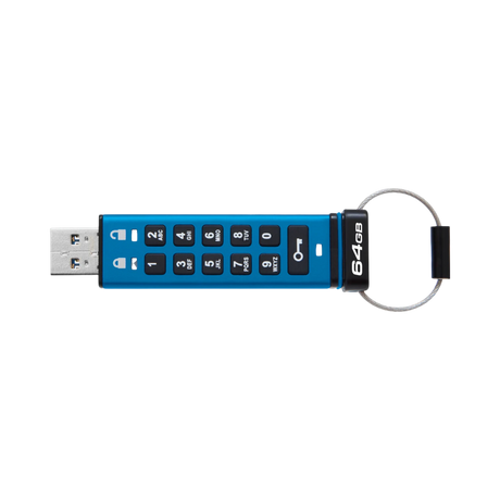 Kingston IronKey Keypad 200 USB-A 3.2 Gen 1 64GB Flash Drive — Being Shipped