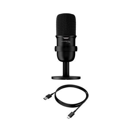 HyperX SoloCast USB Condenser Microphone (Black) — Being Shipped