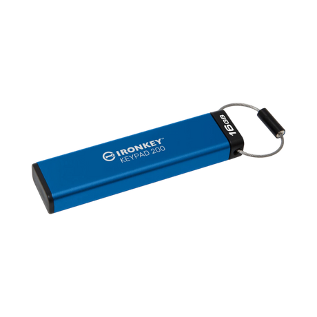 Kingston IronKey Keypad 200 USB-A 3.2 Gen 1 16GB Flash Drive — Being Shipped