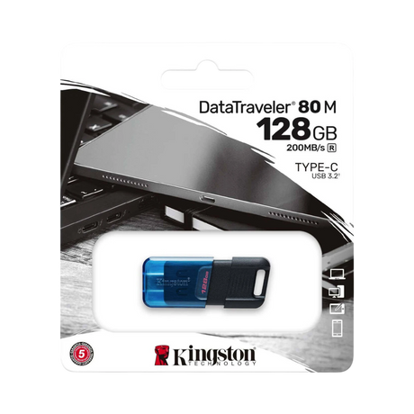 Kingston DataTraveler 80 M USB-C 128GB Flash Drive — Being Shipped