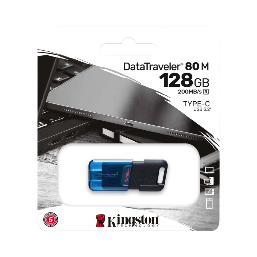 Kingston DataTraveler 80 M USB-C 128GB Flash Drive — Being Shipped