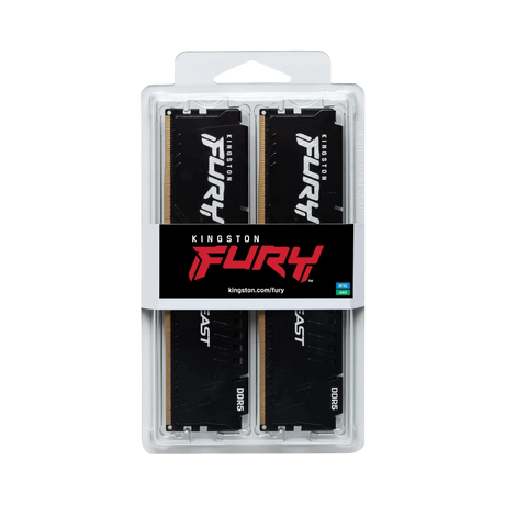 Kingston FURY Beast Black 32GB DDR5 288-Pin Memory Kit (2 x 16GB) — Being Shipped