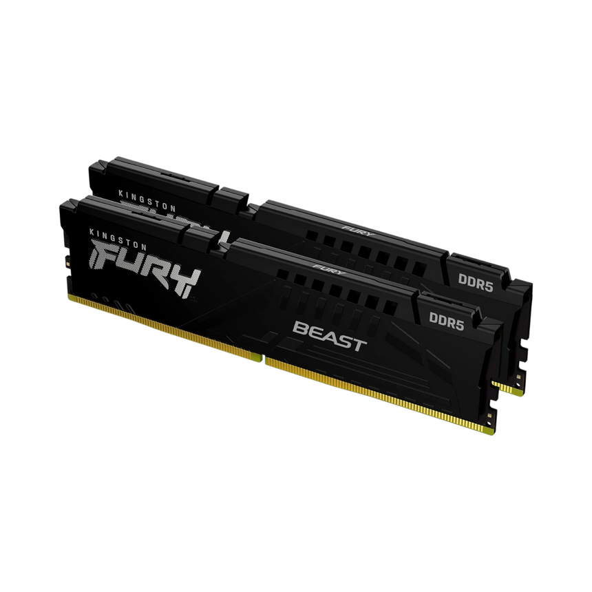 Kingston FURY Beast Black 64GB DDR5 288-pin Memory Kit (2 x 32GB) — Being Shipped