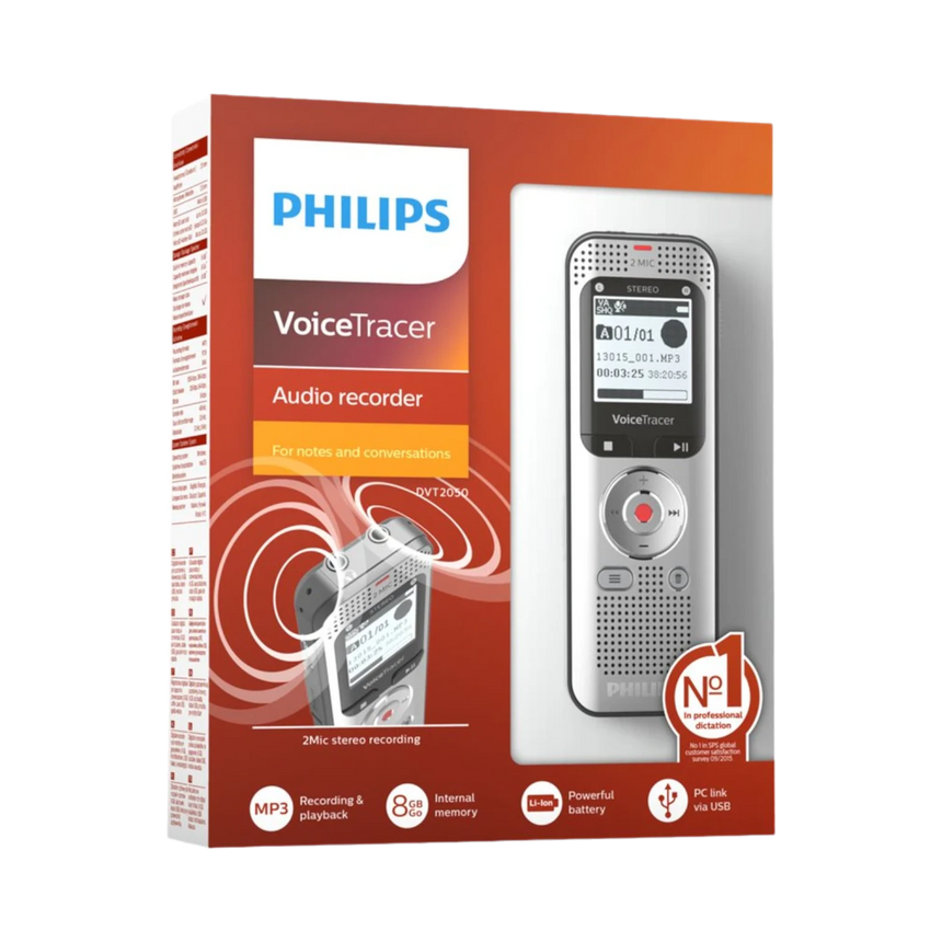 Philips DVT2050 VoiceTracer Audio Recorder — Being Shipped