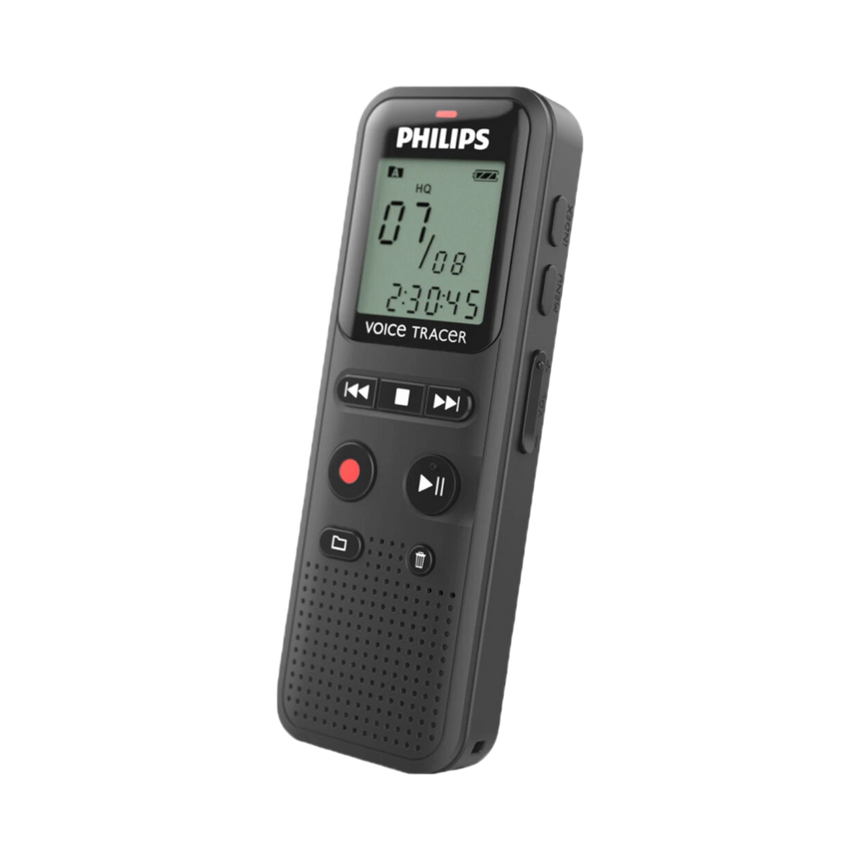 Philips VoiceTracer Digital Voice Recorder 8 GB DVT1160 (Black) — Being Shipped