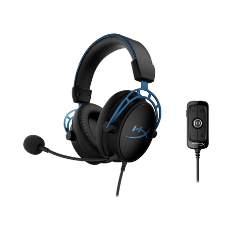 HyperX Cloud Alpha S Wired Gaming Headset (Black & Blue) — Being Shipped