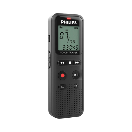 Philips VoiceTracer Digital Voice Recorder 8 GB DVT1160 (Black) — Being Shipped