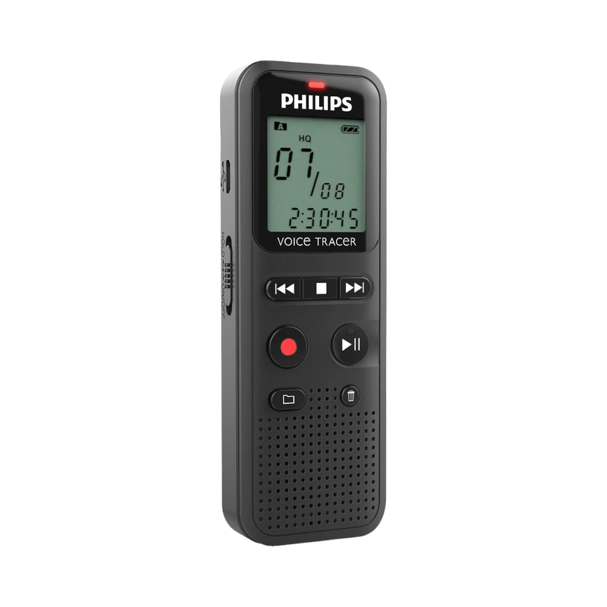 Philips VoiceTracer Digital Voice Recorder 8 GB DVT1160 (Black) — Being Shipped
