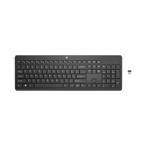 HP 230 Quiet Wireless Keyboard (Black) — Being Shipped