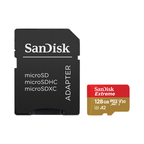 SanDisk 128GB Extreme UHS-I microSDXC Memory Card with SD Adapter — Being Shipped