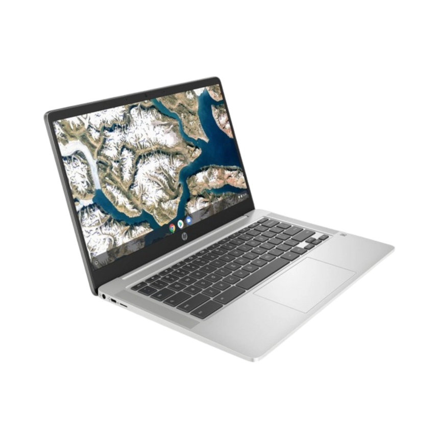 HP Chromebook 14a 14" Touchscreen Laptop, Intel Celeron N4120, 4GB RAM, 64GB eMMC (Mineral Silver) — Being Shipped