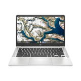 HP Chromebook 14a 14" Touchscreen Laptop, Intel Celeron N4120, 4GB RAM, 64GB eMMC (Mineral Silver) — Being Shipped